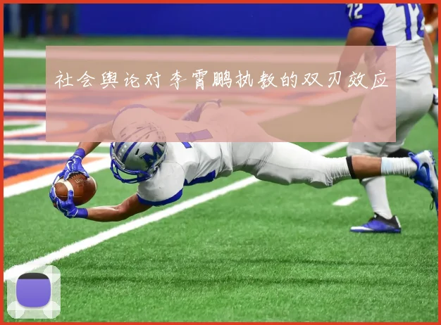 社会舆论对李霄鹏执教的双刃效应